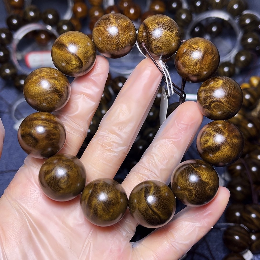 手串/手链楠木（金丝楠）2.0阴沉小龙胆