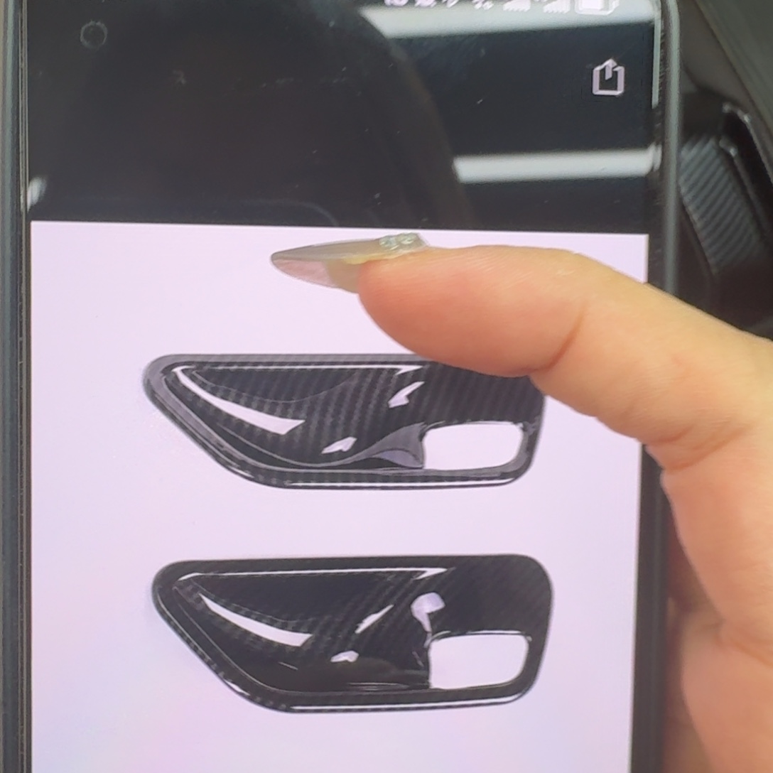 厚款碳纤维内门碗保护贴4系双门2个装