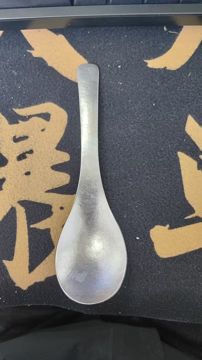 （靓货）纯钛汤勺一体成型无异味不生锈居家露营野炊