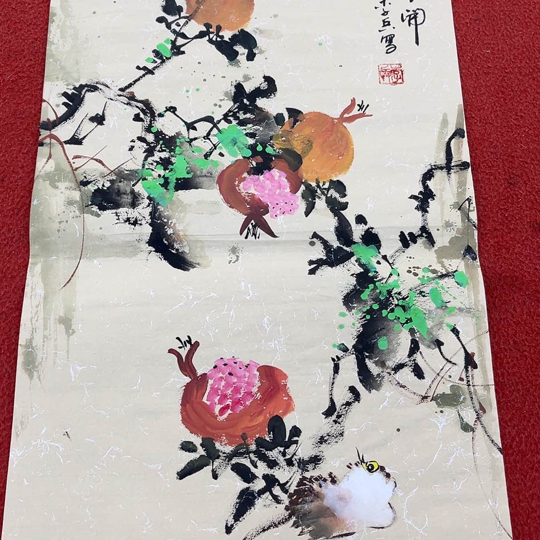国画手绘国画作品