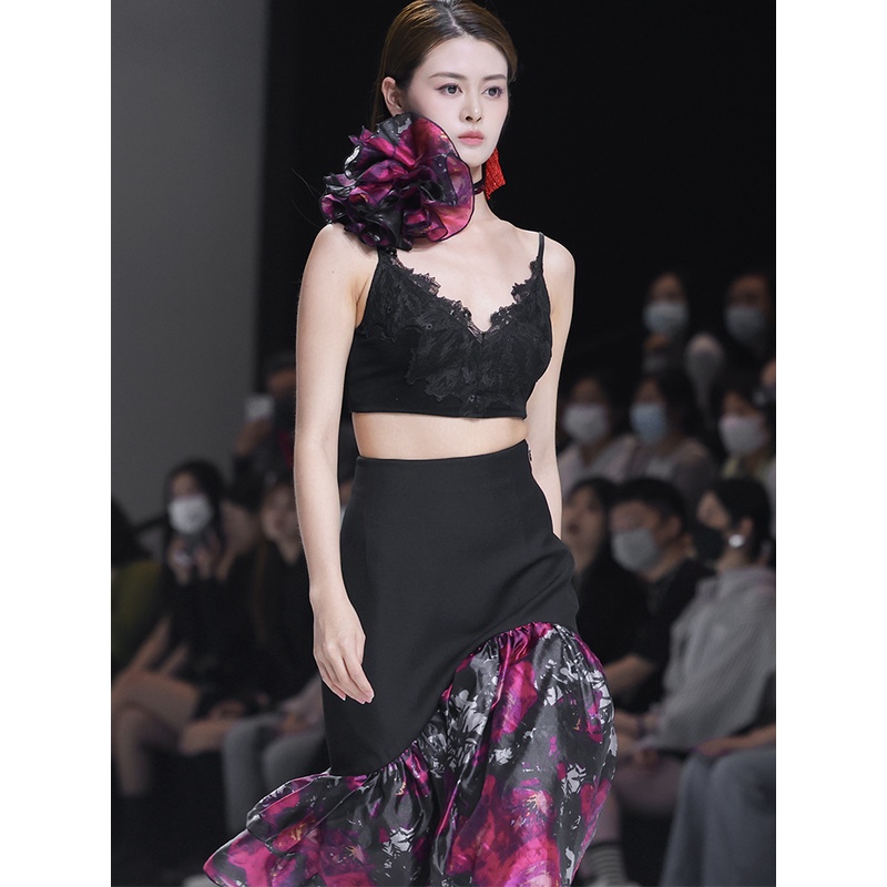 MAGGIE MA设计师款内搭性感蕾丝小众百搭黑背心507S   511S