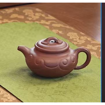 景壶祥 紫砂壶 仿古如意 底槽清 170cc B-260103954