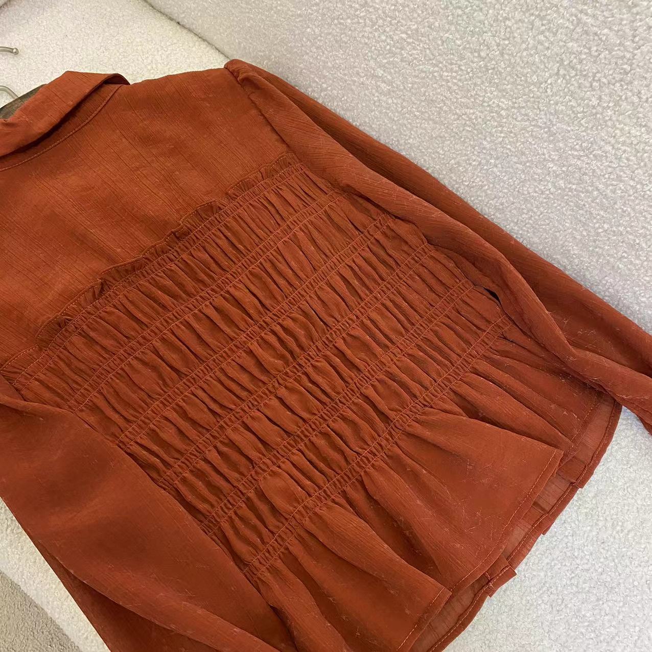 时尚春款气质女士秋季轻奢小衫C3662