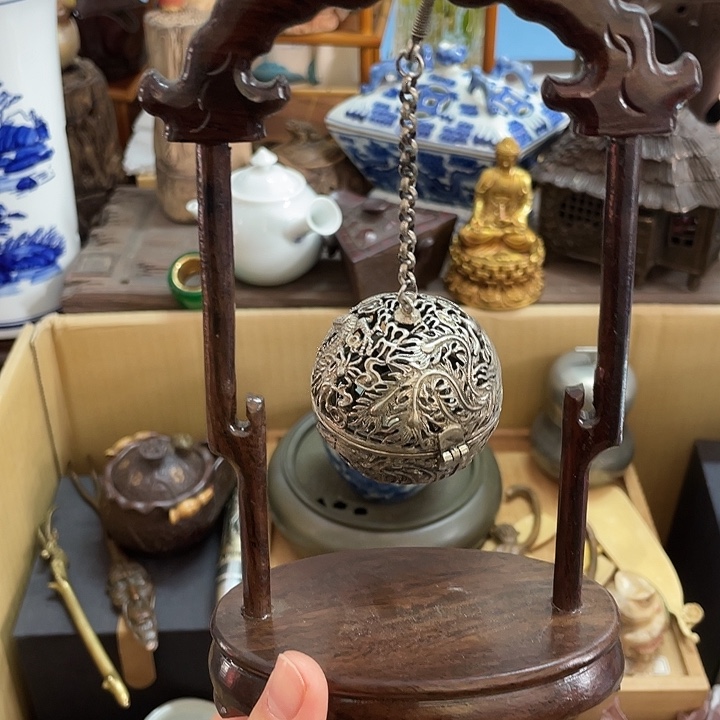 鹰***歌铜中古工艺品摆件