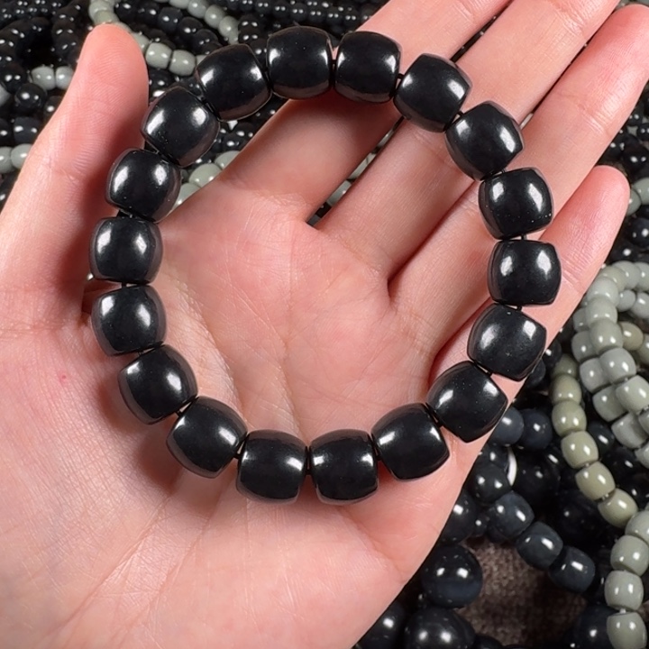 和田玉手链未镶嵌竹***声