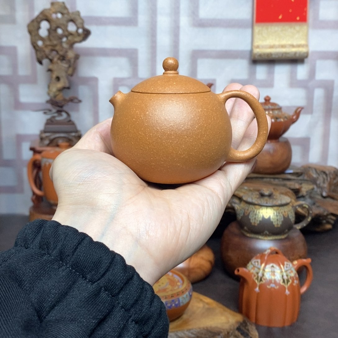紫砂茶具降坡泥河豚西施