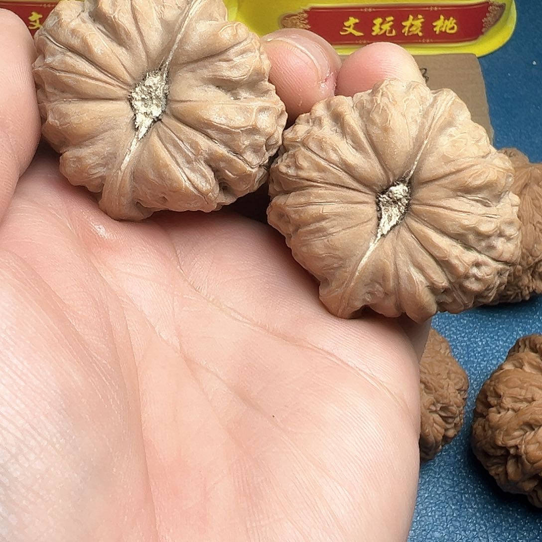 文玩核桃把件44南瓜墩