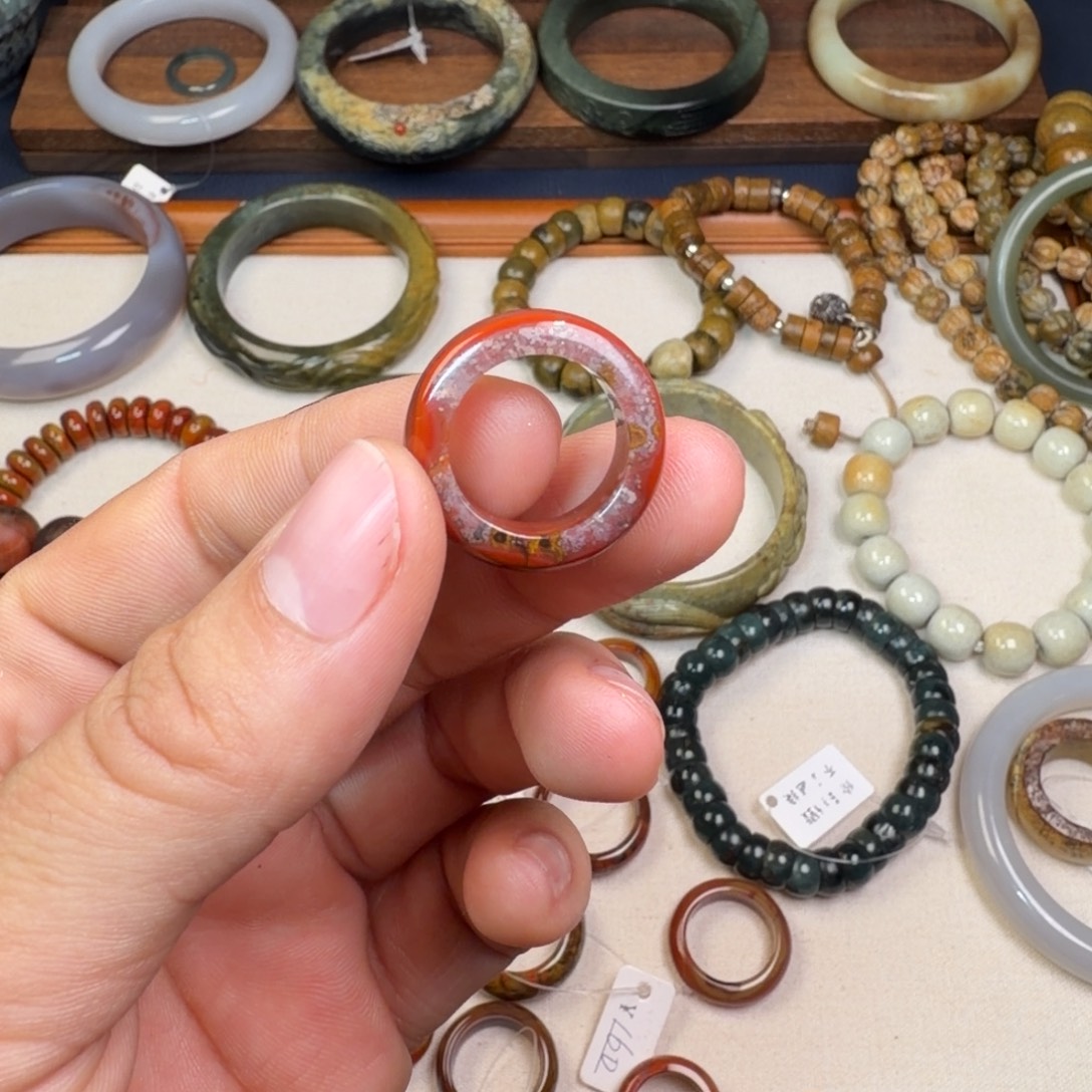 b***u玛瑙/玉髓未镶嵌戒指