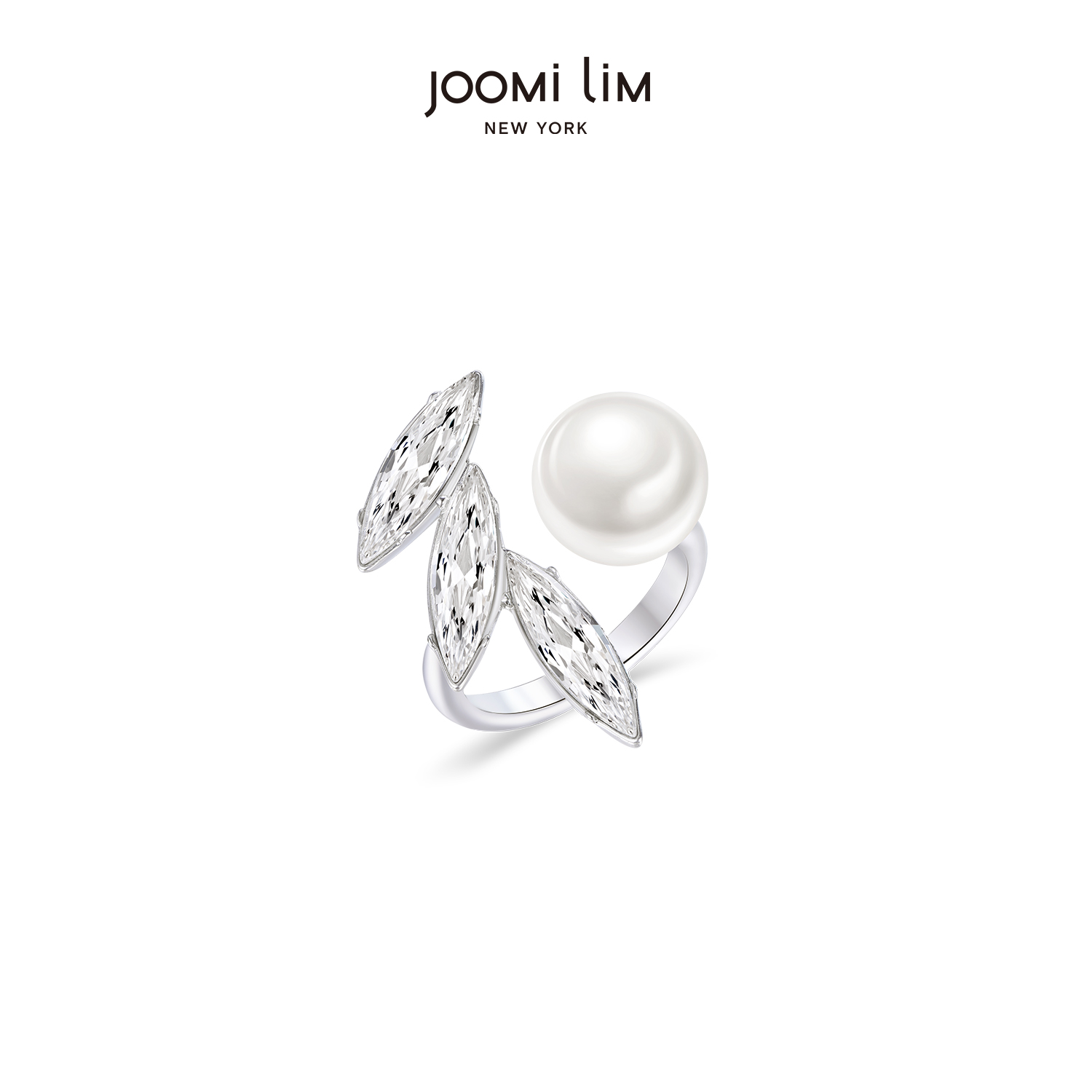 JOOMi LiM 铜合金戒指 摇滚异形珠不对称戒指-CR33
