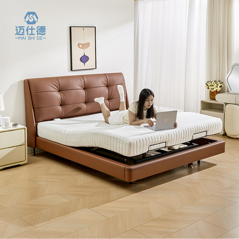 【K2339智能床】现代主次卧电动智能床双人悬浮床智能床