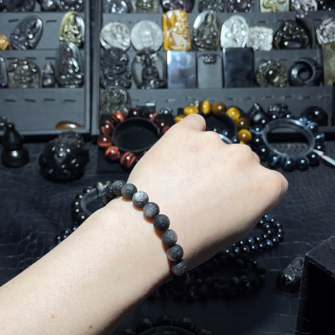 黑曜岩珠宝奇石未镶嵌小****刺