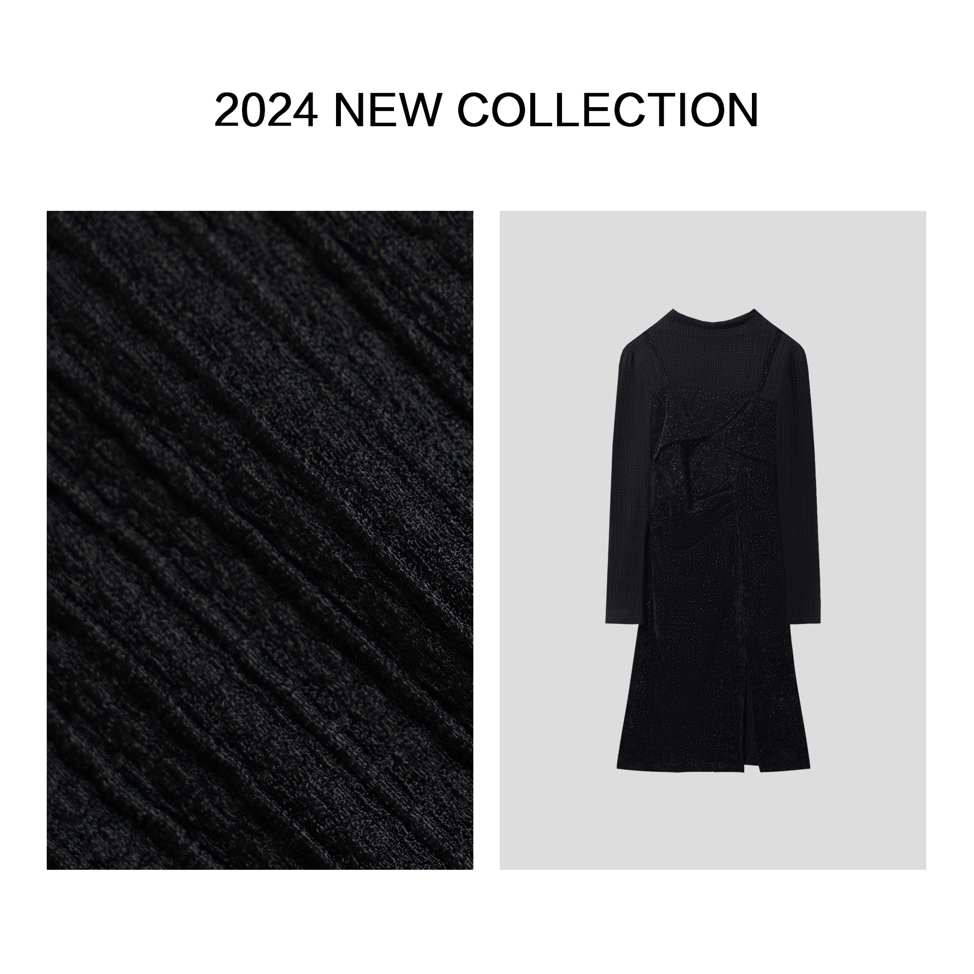 【龙哥专属】L1357011宽松休闲风格冬季连衣裙