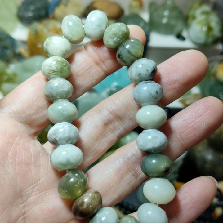 岫玉手串款式未镶嵌