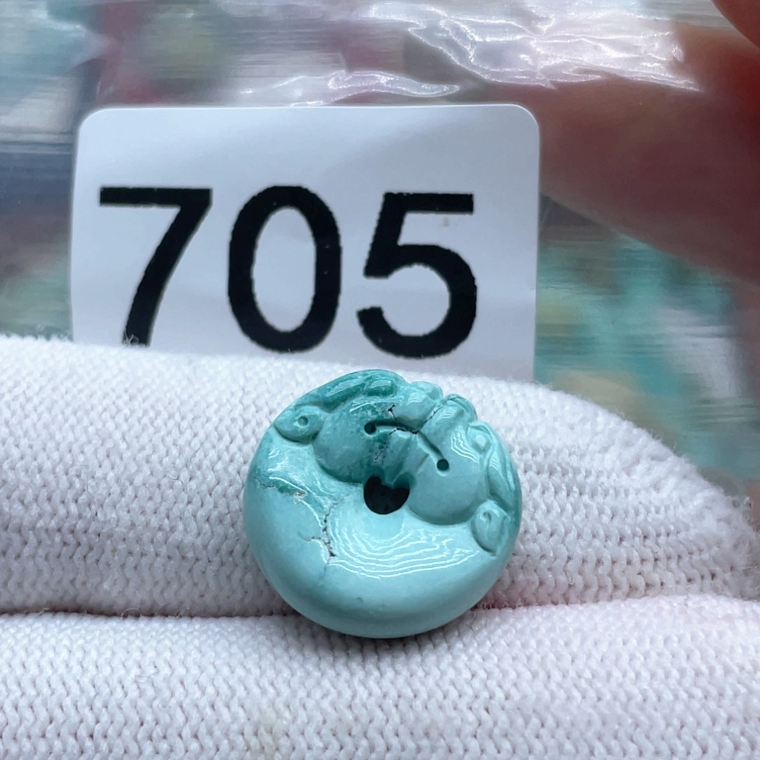 绿松石珠宝奇石未镶嵌