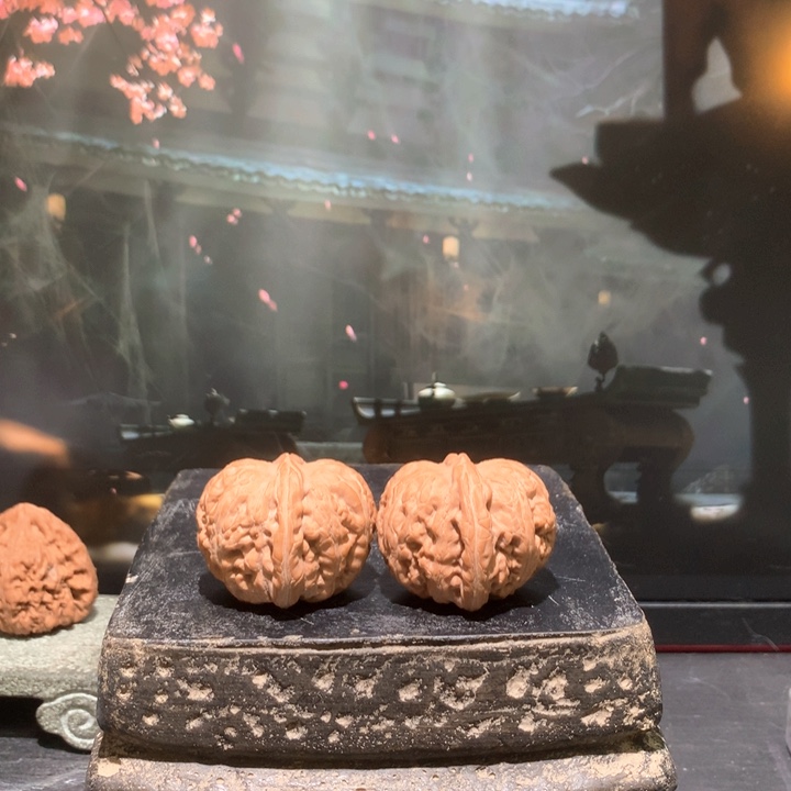 吊坠文玩核桃38平谷元宝091002