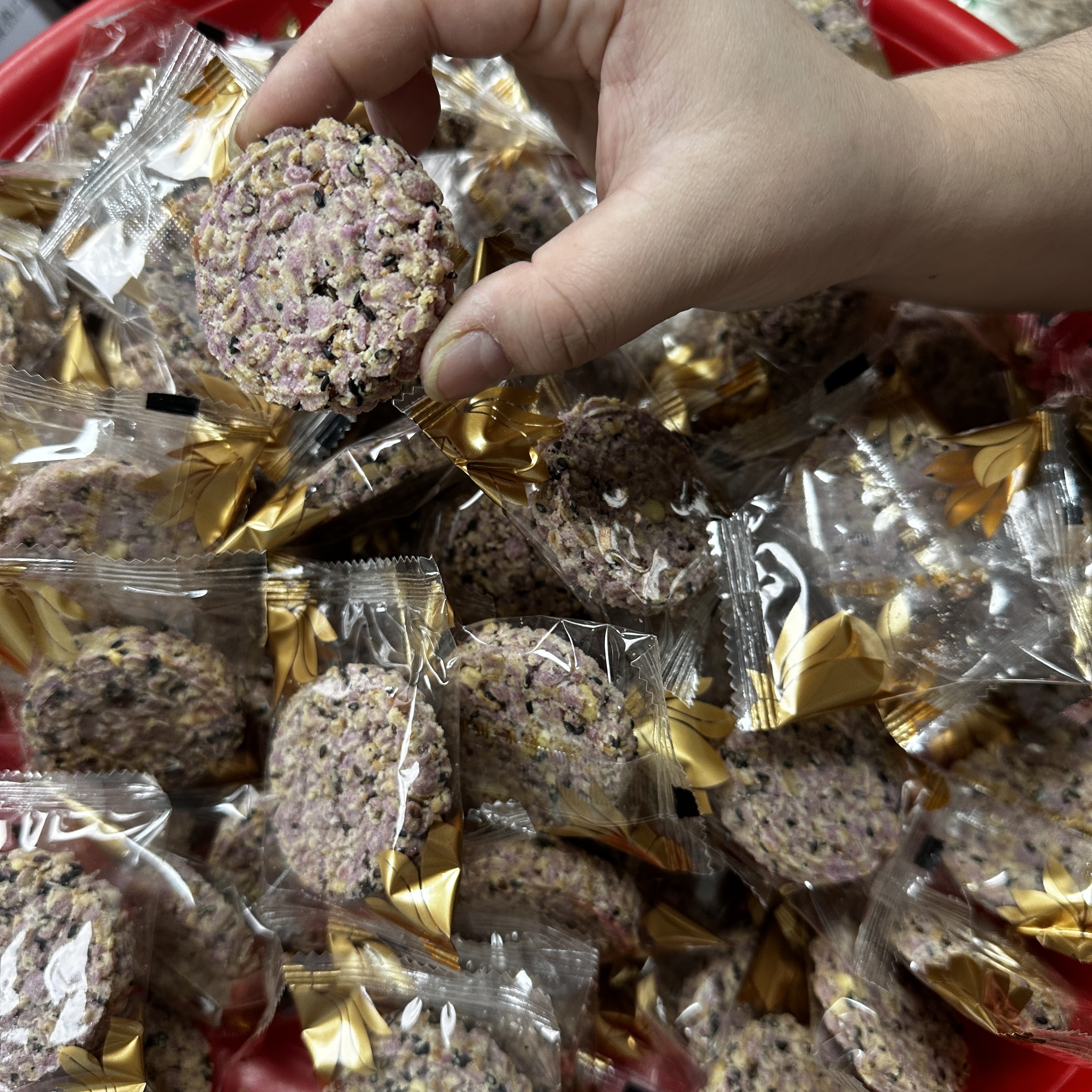 紫薯淮山饼500g  