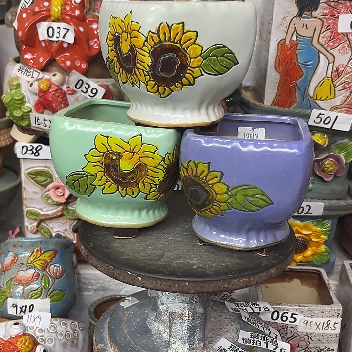 心****粗陶材质多肉花盆