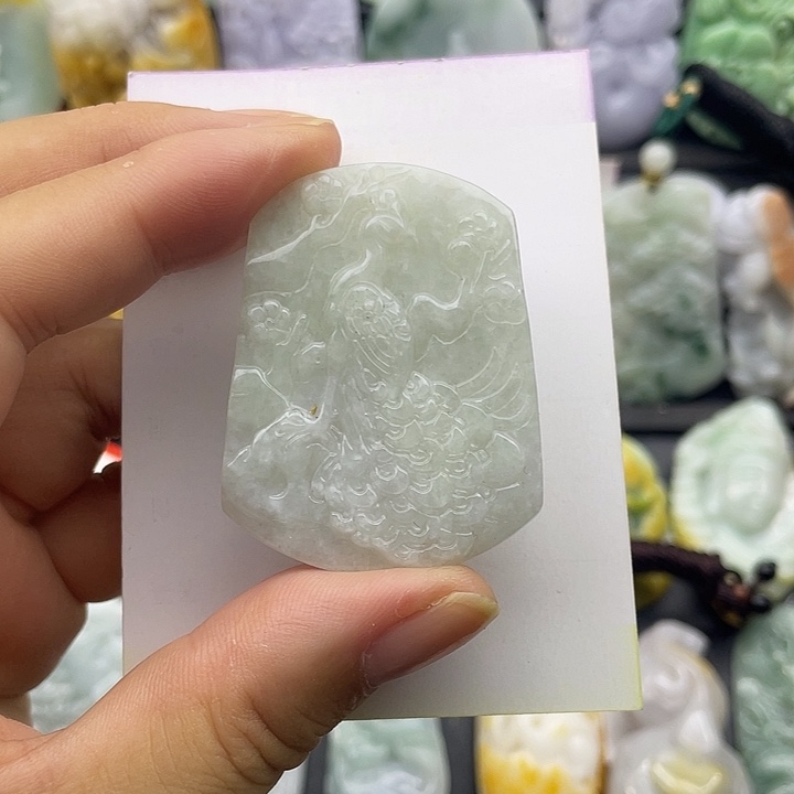 翡翠未镶嵌颈饰天然翡翠