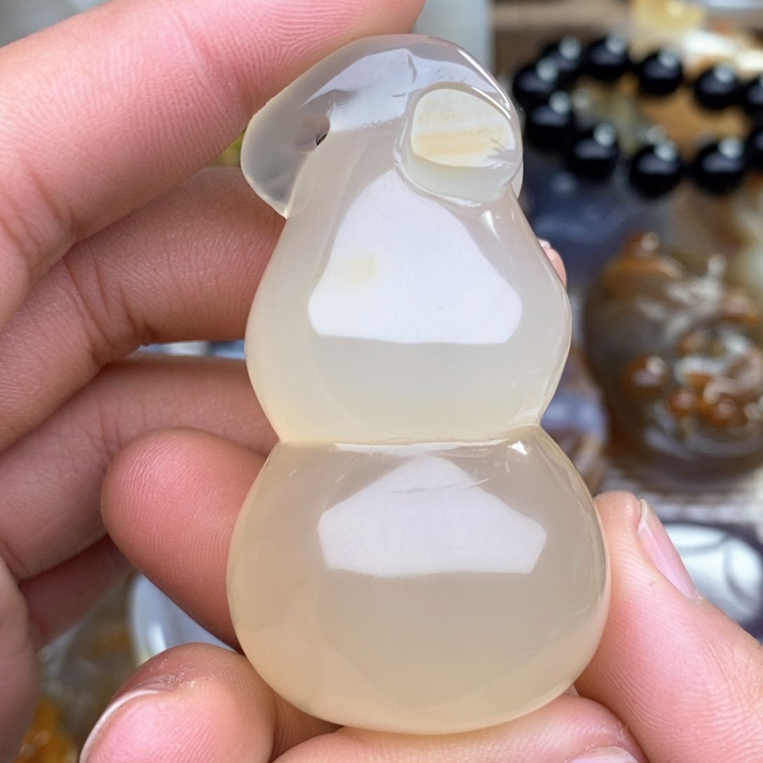 玛瑙/玉髓把件未镶嵌