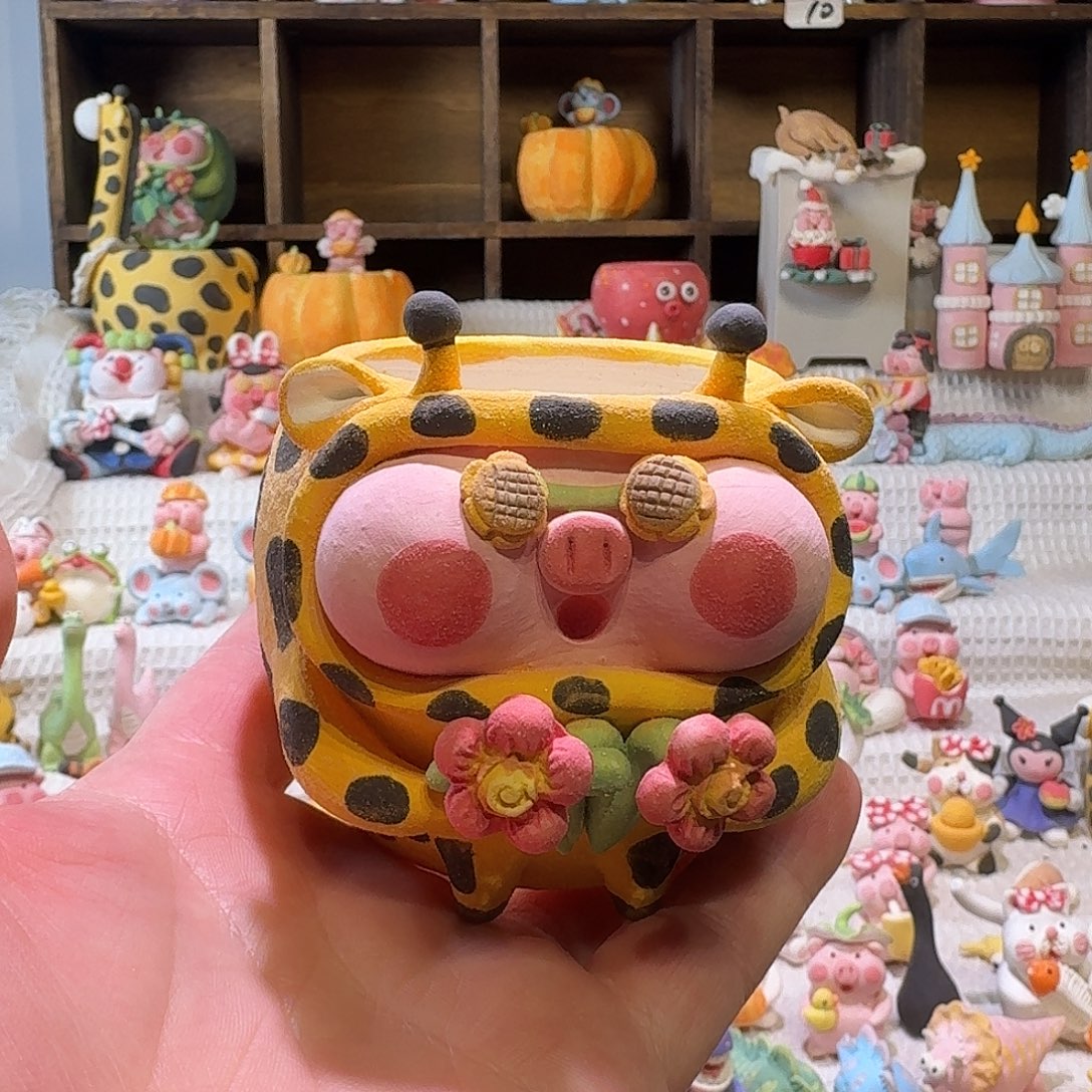 暮****厂家直销手工花盆摆件