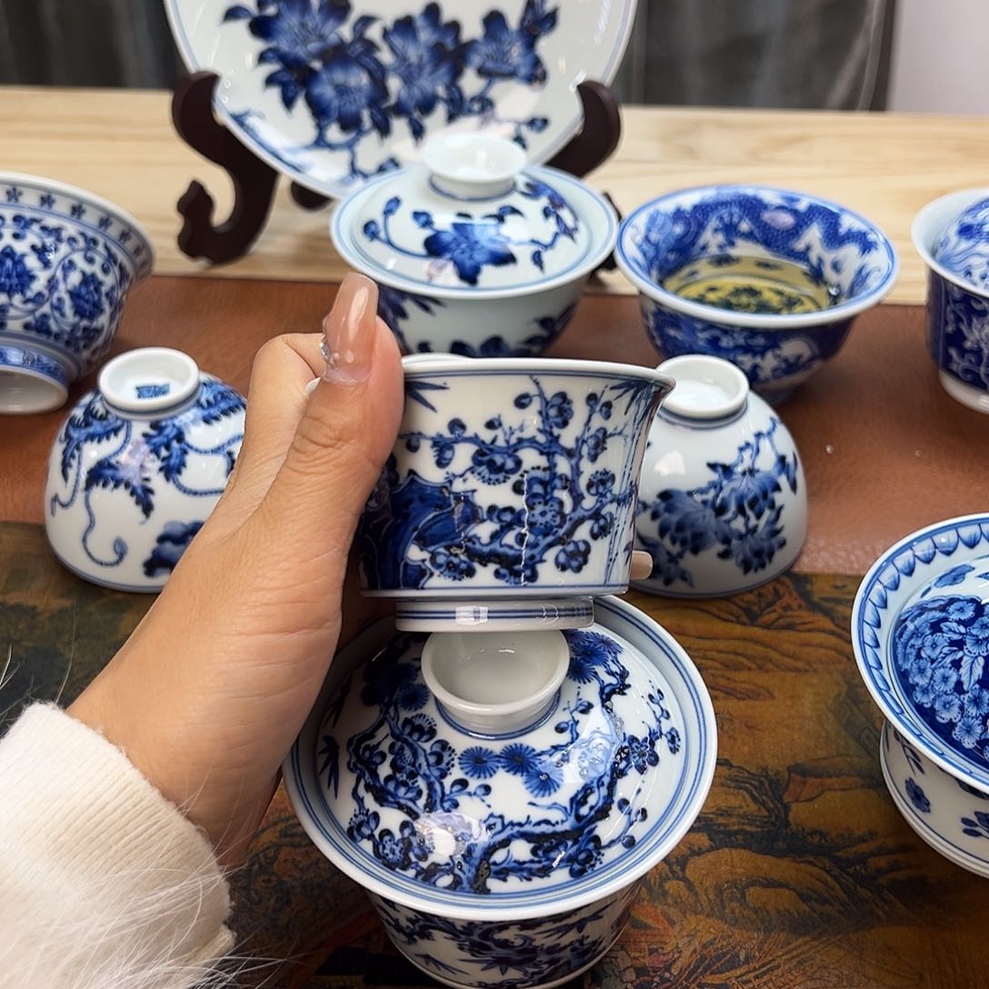 杯ღ****࿐景德镇手绘套组