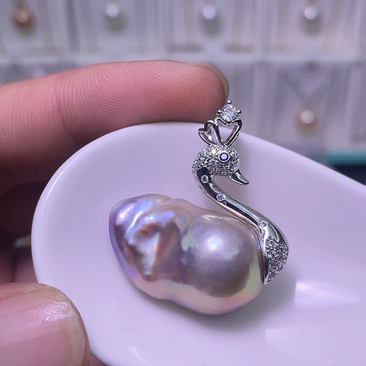 颈饰合金淡水珍珠07