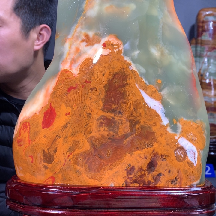 石材天然原石摆件