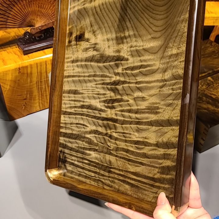 楠木35-24-3小叶桢楠乌木金丝楠文承盘