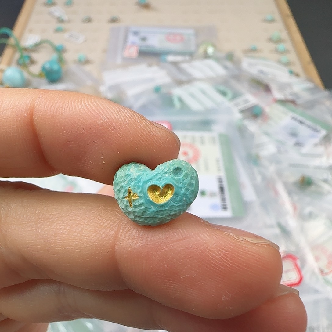 绿松石珠宝半成品未镶嵌