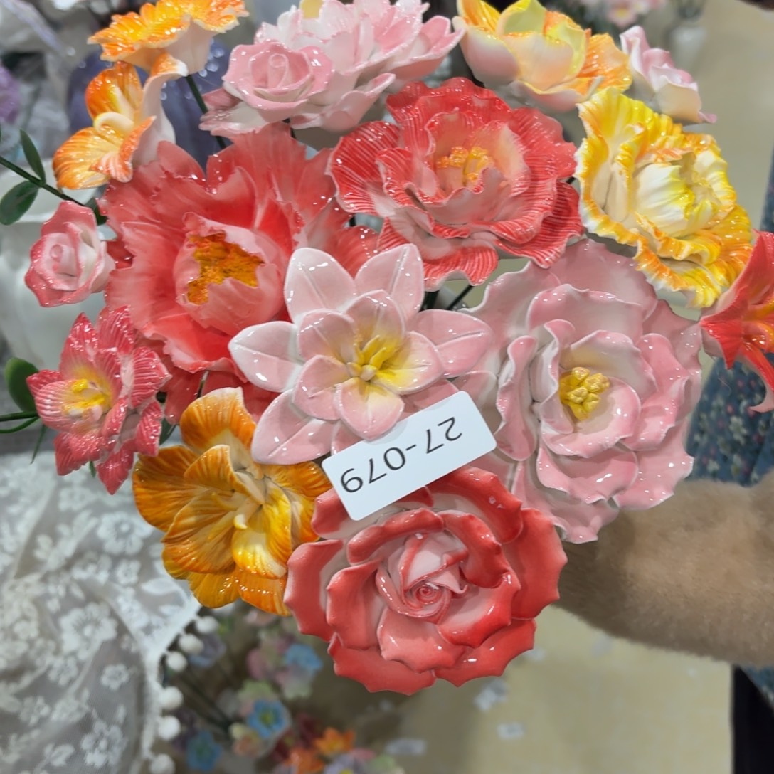 陶瓷花，拍满20发货，退款拉黑2779