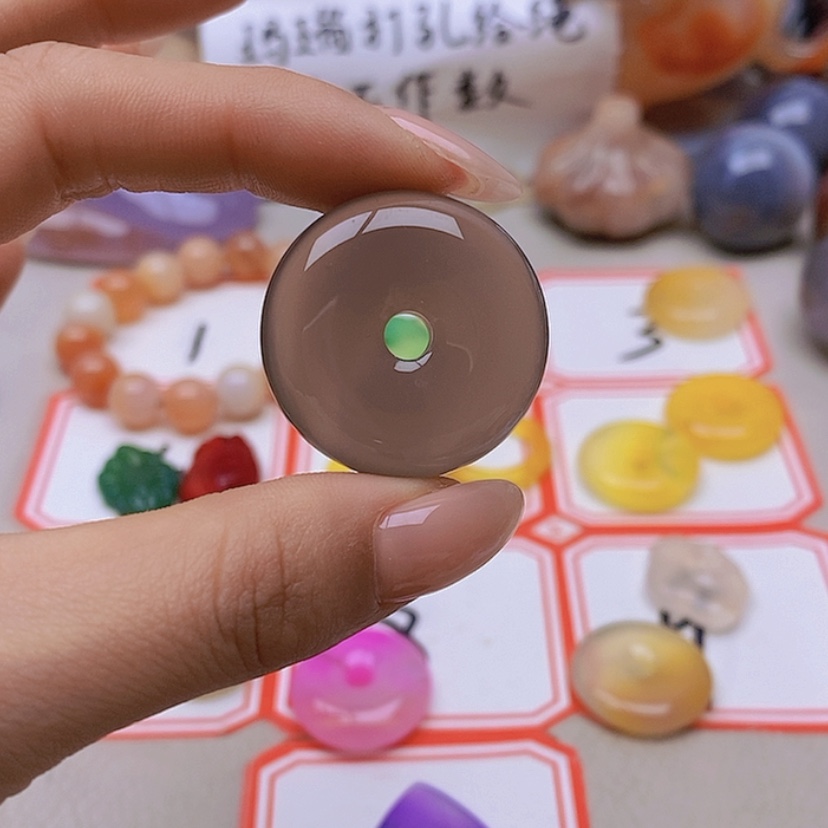 【闪购商品】未镶嵌玛瑙/玉髓珠宝半成品喵*