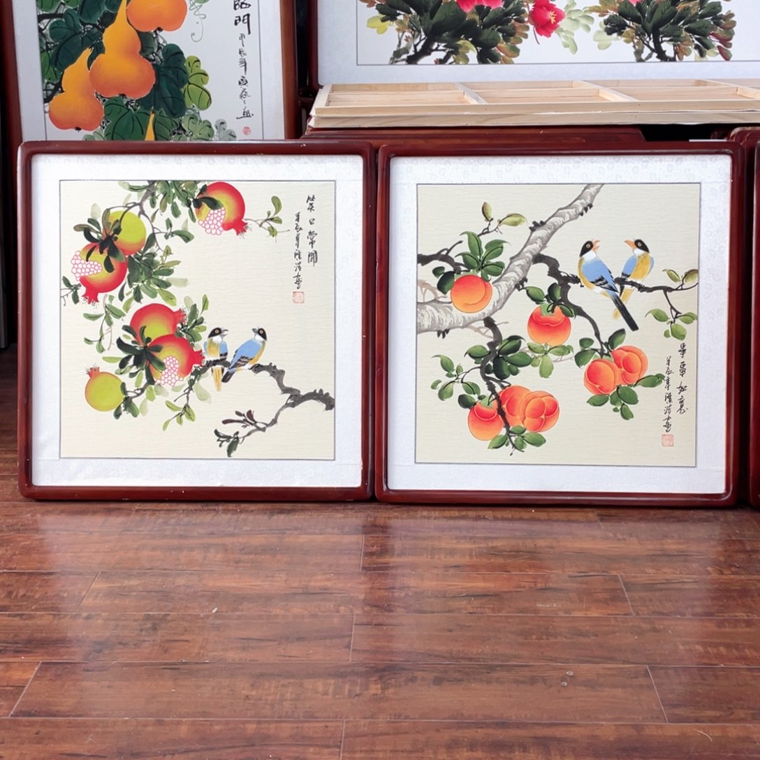 国画带框尺寸63*63厘米