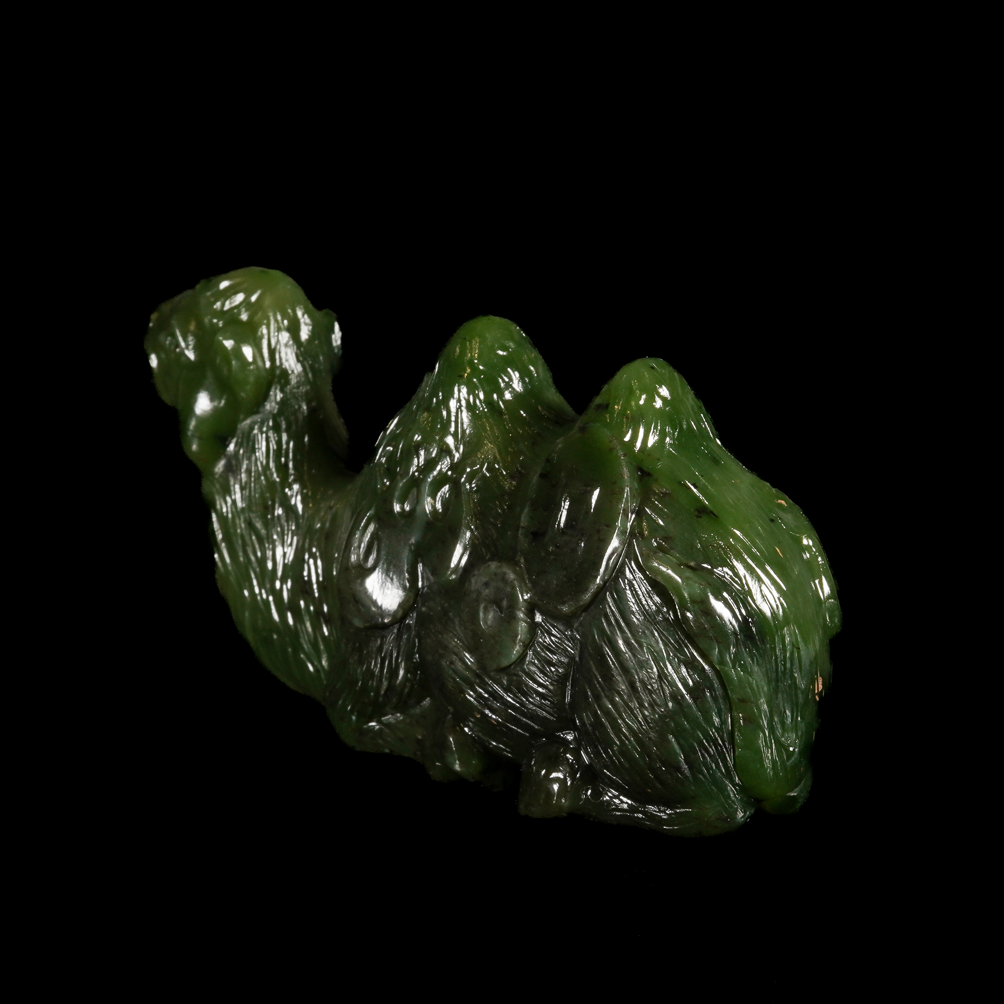 LOT.034和田玉雕骆驼/X4106