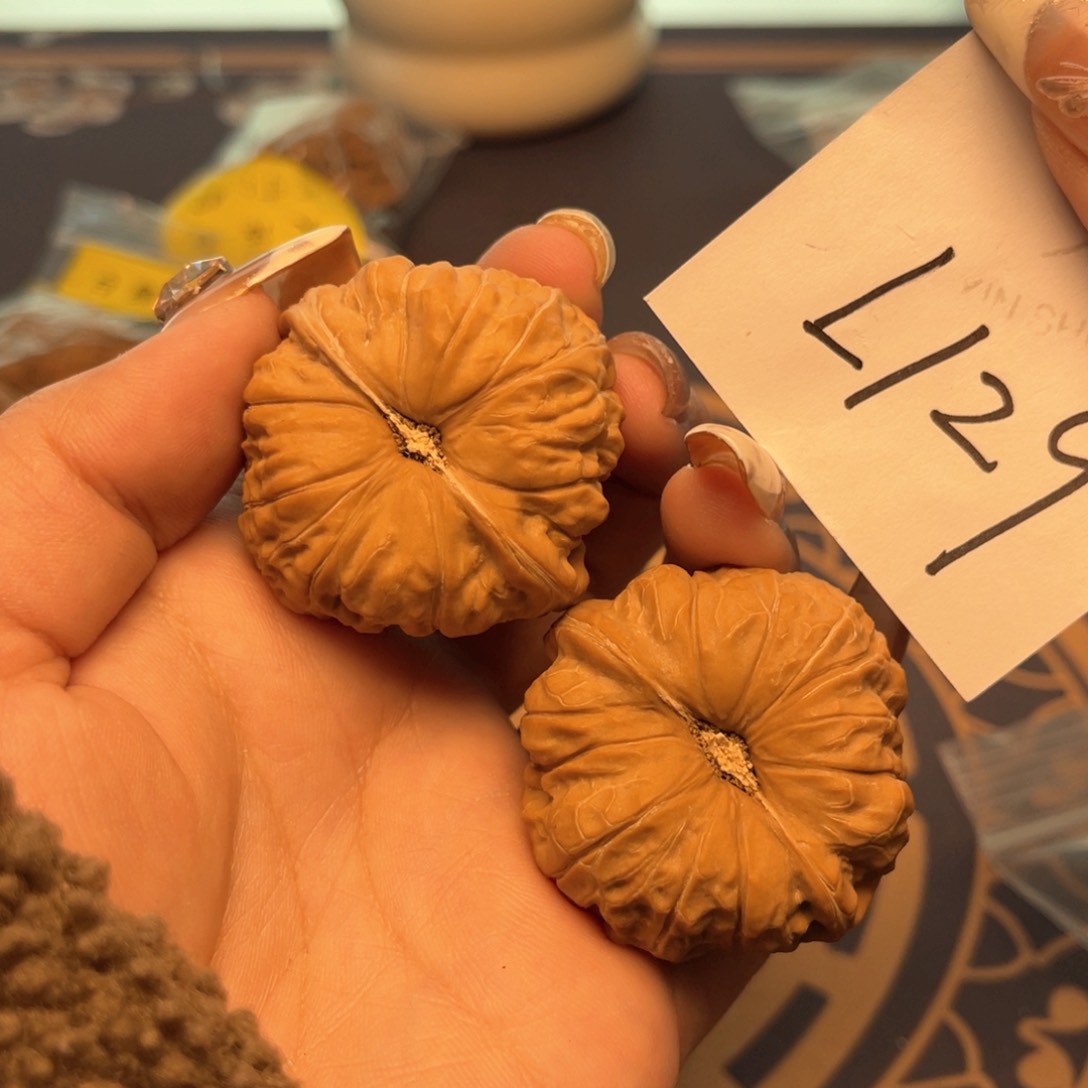 文玩核桃把件清**尘南瓜墩43