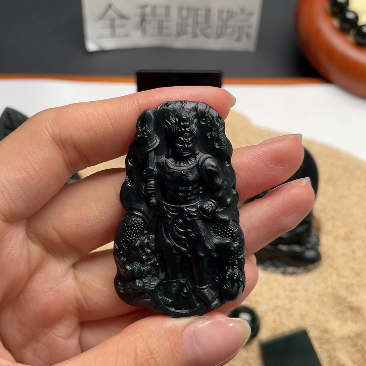 【闪购商品】定制翡翠未镶嵌墨翠