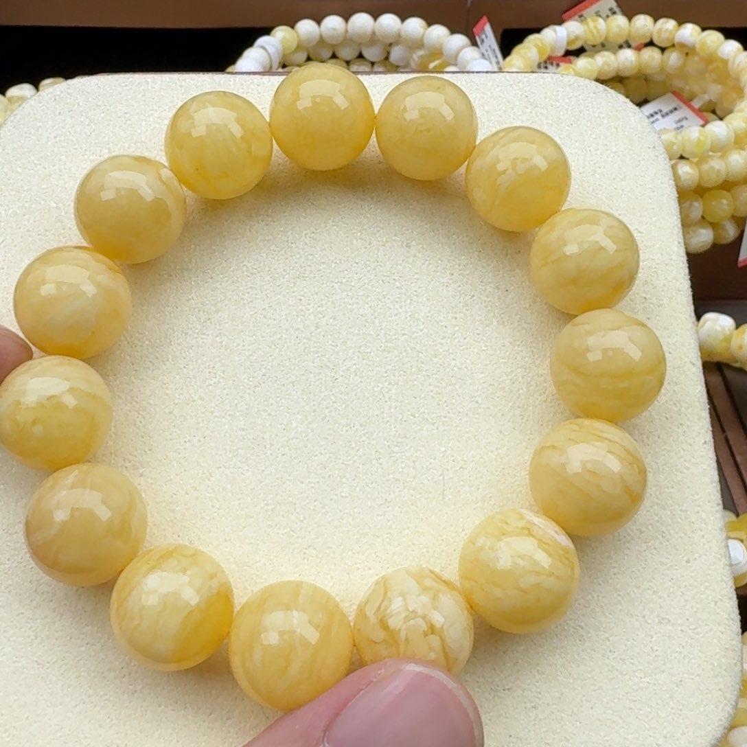 琥珀手链未镶嵌学**达蜜蜡手串