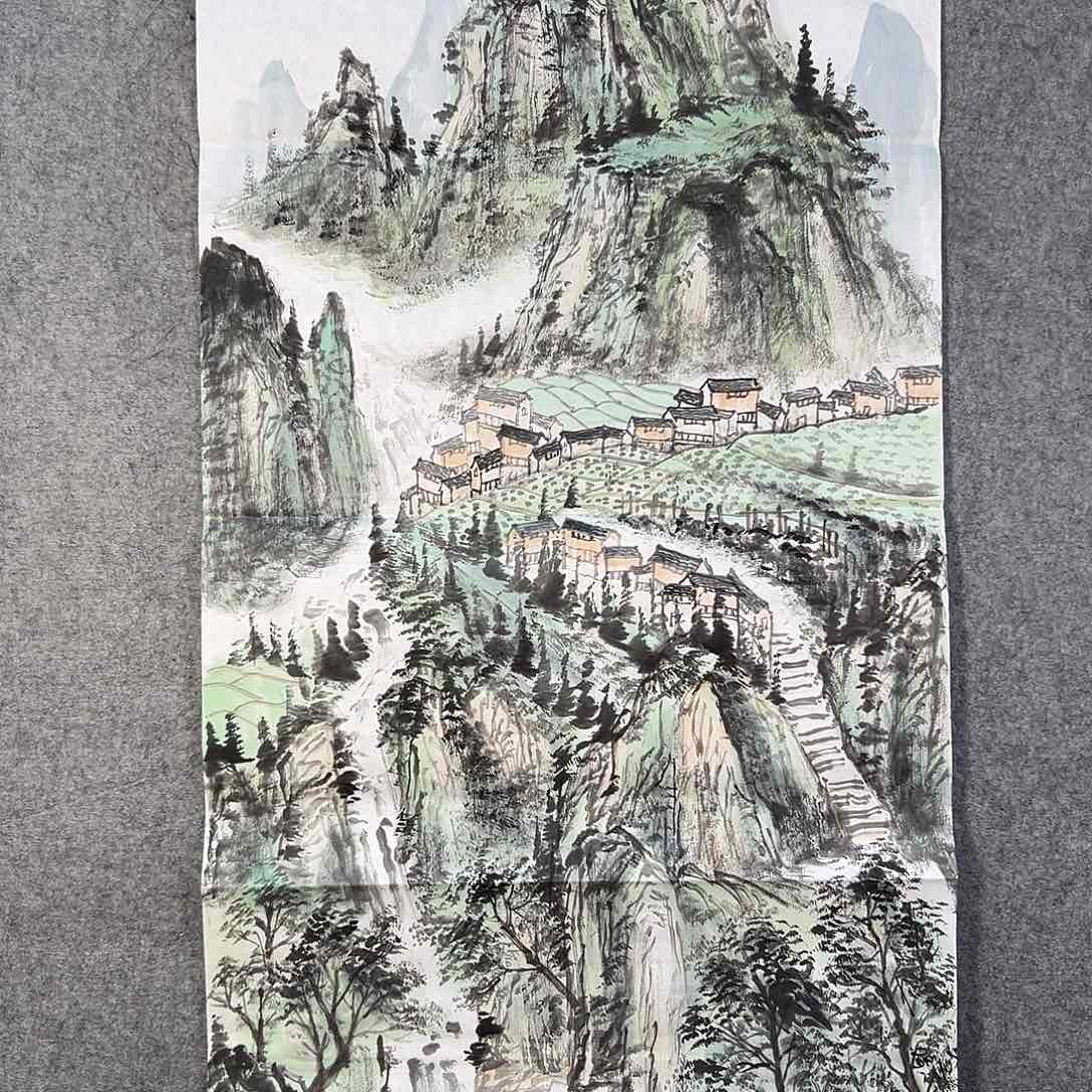 国画936 花鸟在此鸣叫时还要一