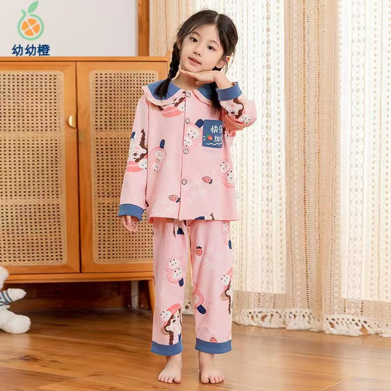 新款儿童纯棉家居服