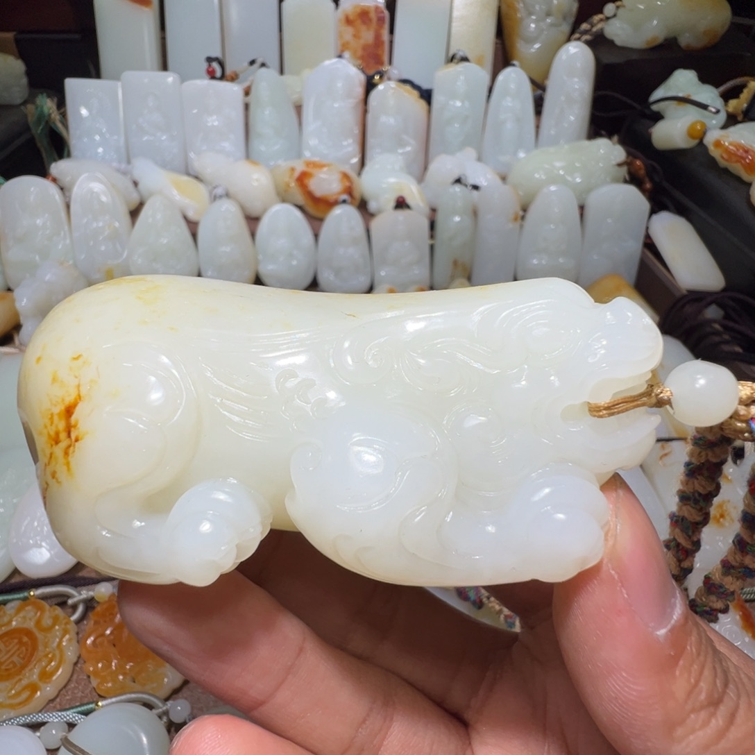 和田玉把件未镶嵌明***好