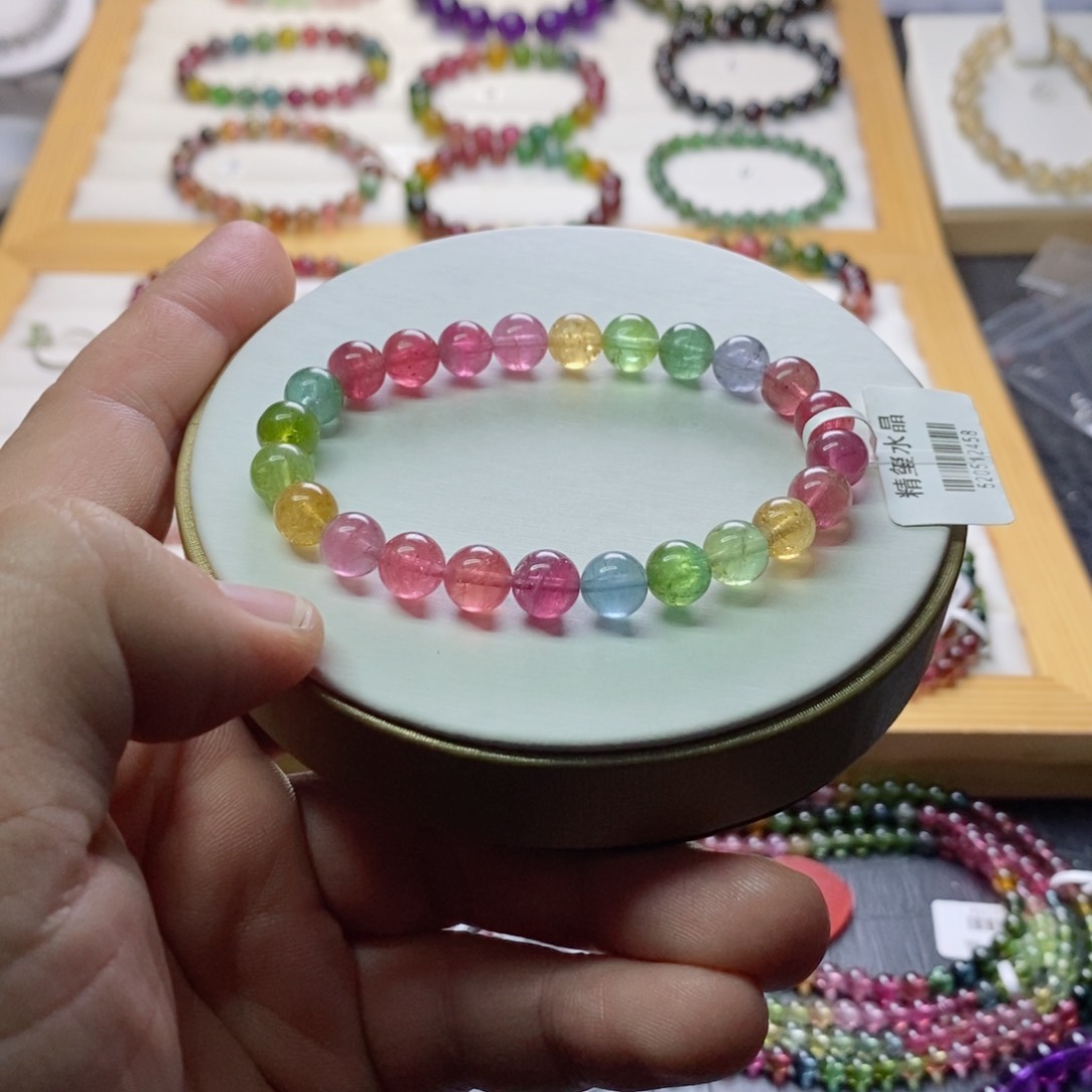 碧玺碧玺手链未镶嵌