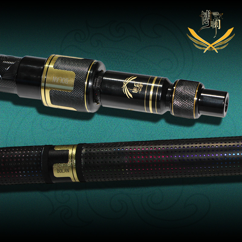 哈雷炫彩pu黑武士内防转机械锁防转头轻硬鲤鱼大物抄网杆