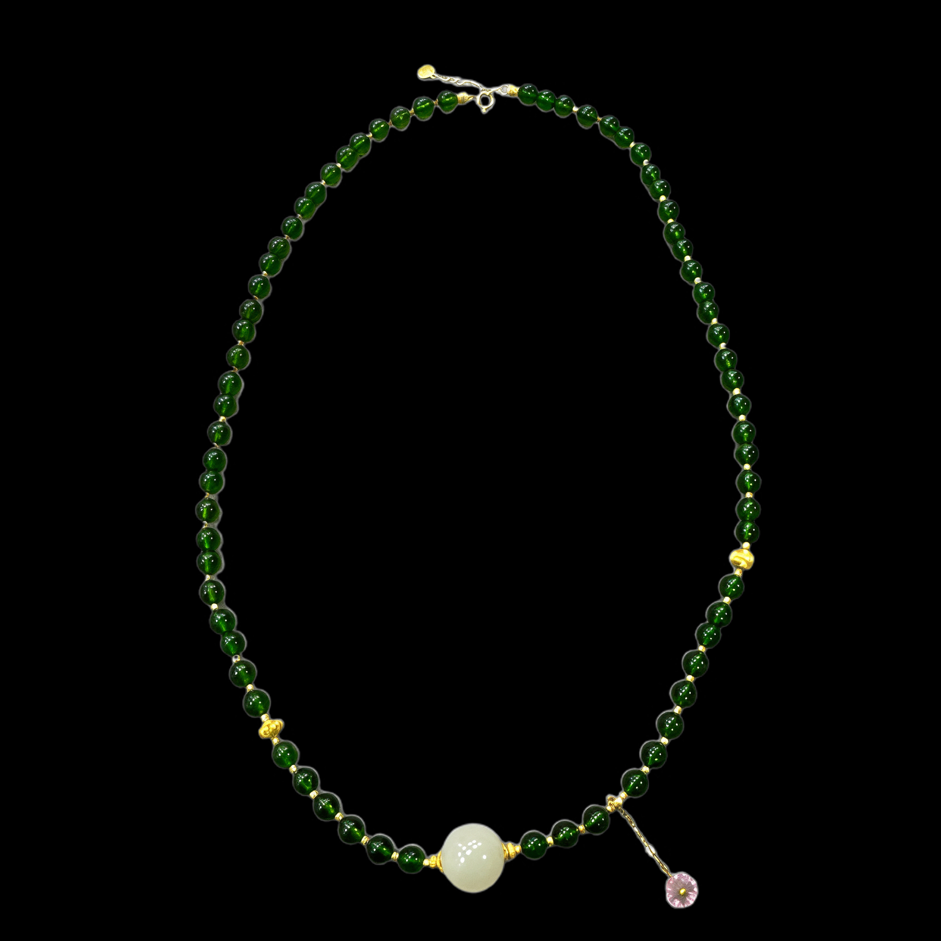 N0767透辉石18k项链多样性，发一