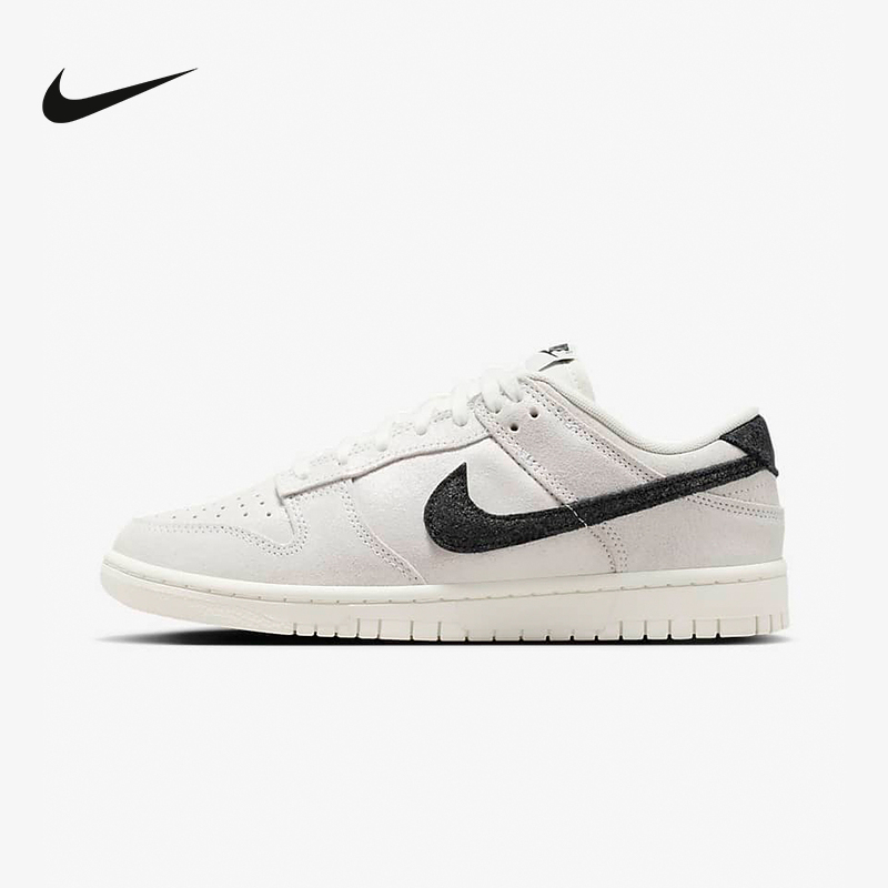 NIKE/耐克女鞋DUNK LOW运动鞋低帮复古翻毛皮板鞋HQ3502100