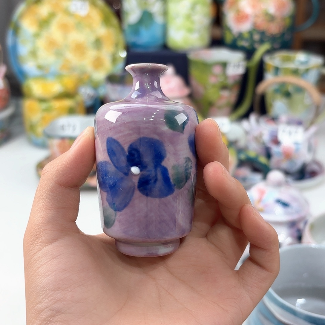 景德镇手绘高温釉下彩陶瓷茶具
