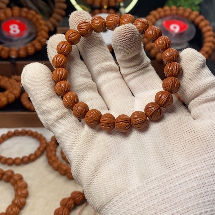 桃核吊坠秦岭龙纹