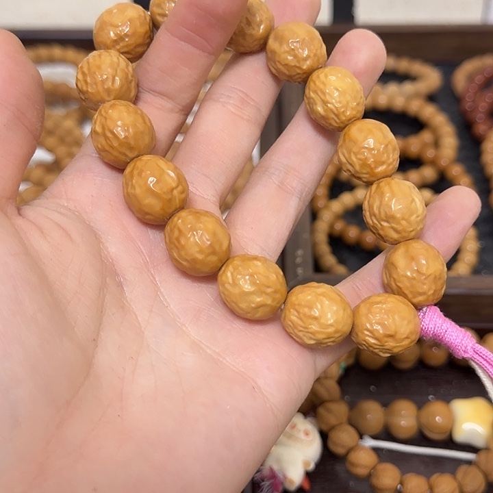 小***福猴头核桃吊坠大枣