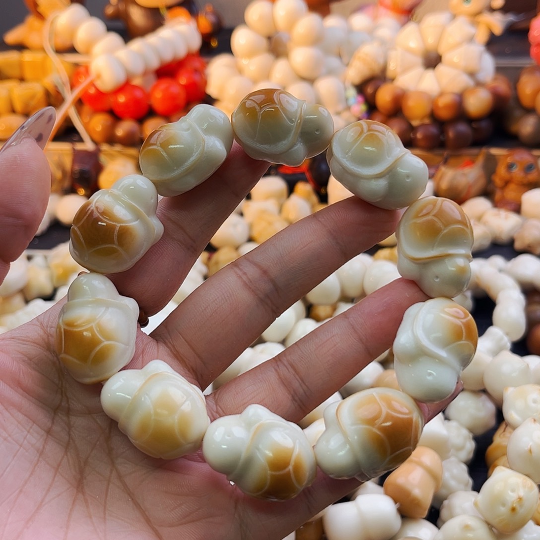 菩提根/象牙果手串小乌龟