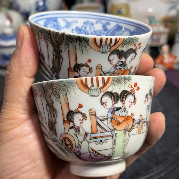 紫砂茶叶罐粉彩88888888899966