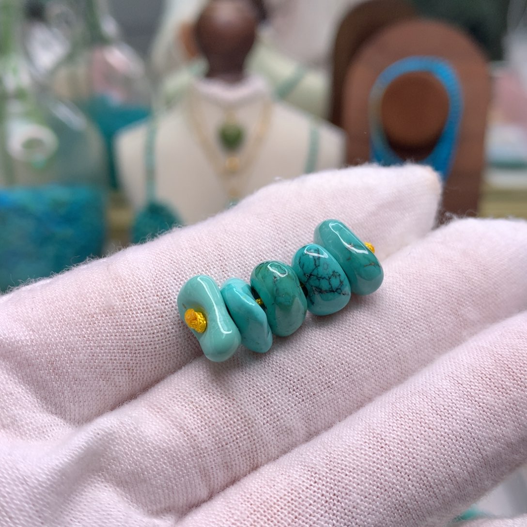 绿松石未镶嵌配饰