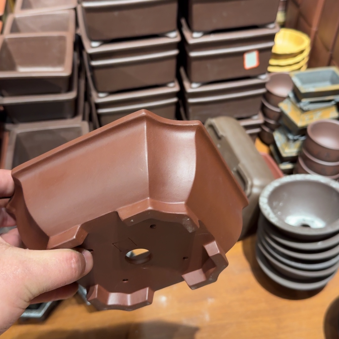 紫砂花盆原矿紫泥